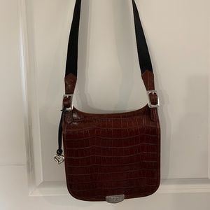 Brighton Heart Crossbody Croc Bag Vintage